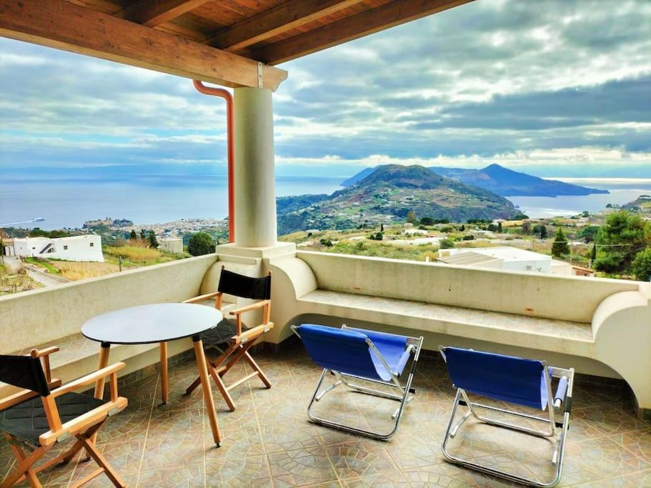 Villa Scirocco Eolie With Sea View! Città di Lipari Esterno foto